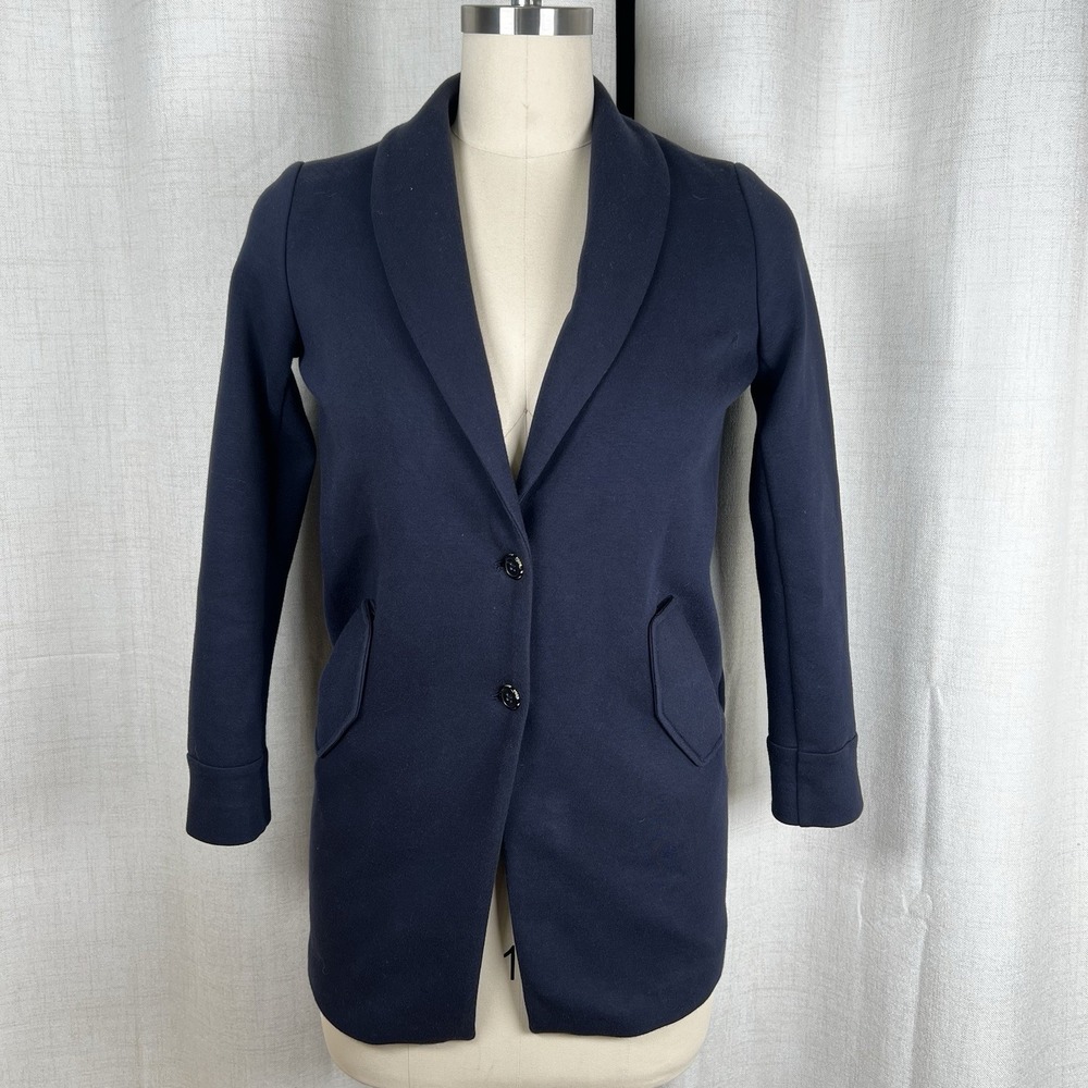 Scotch & Soda R'Belle Aloha Pizza Girls Size 12 Navy Blue Coat Blazer Jacket